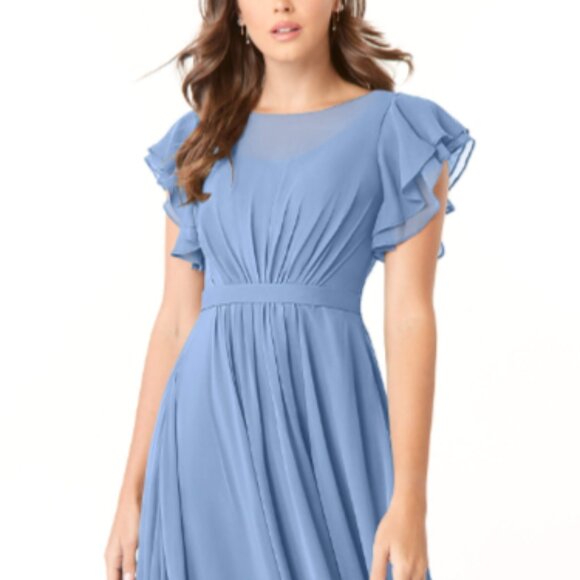 Azazie Dresses & Skirts - Azazie Daphne (steel blue)